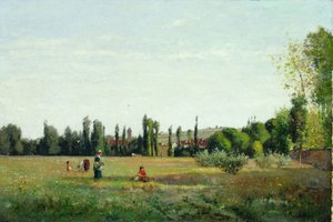 La Varenne Saint Hilaire tekijältä Camille Jacob Pissarro